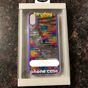Heyday sequin Phone case IPhone XR target colorful